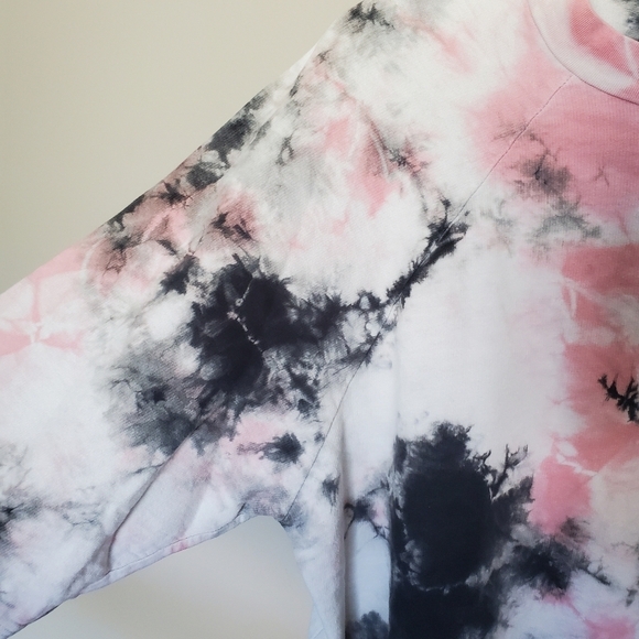DTLA Brand Jeans Tie Dye Cotton Crew Neck Sweatshirt Cosmic Size XS - Picture 6 of 9